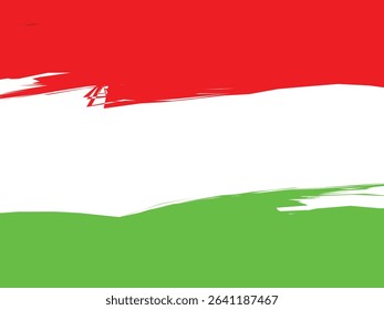 Red white and green color background Hungary flag color.eps
