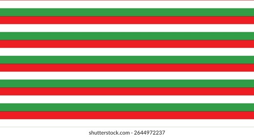 red, white. green stripe. Pattern of stripes seamless design pattern candy cane, for fabric. Vertical stripe abstract background