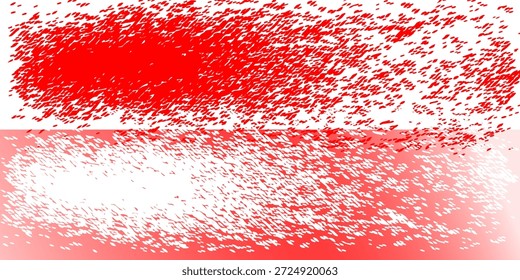 Textura grunge em vermelho e branco. Fundo grunge com efeito de luz. Sobreposição de poeira, efeito gasto, sujo, granulado. Fundo perfeito com espaço quente. Textura de sobreposição de efeito desgastado para design.