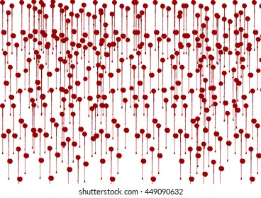 red and white hand splatter background