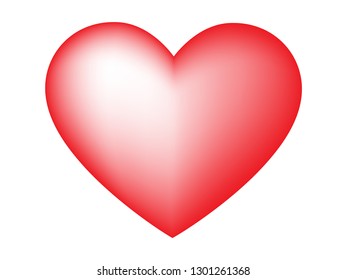 red white heart 
