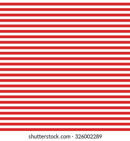 red & white horizontal stripes pattern, seamless texture backgro