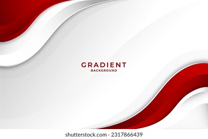 red and white indonesia background concept illustration vector