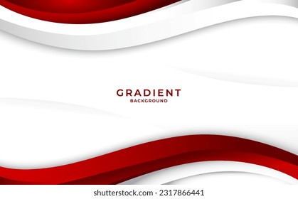 red and white indonesia background concept illustration vector