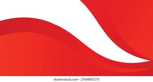 Bandera indonesia roja y blanca. Antecedentes del Día de la Independencia de Indonesia. Ilustración de la celebración del 17 de agosto en Festiva. Para Plantilla de carteles, Anuncios o redes sociales.