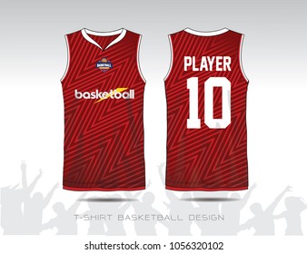 red and white jersey basketball