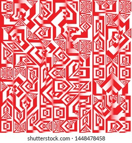 Diseño de fondo geométrico de líquido rojo y blanco, formas de fondo geométrico de gradiente fluido Composición de arte, afiche de diseño minimo futurista, plantilla creativa de resumen de festival
