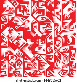 Diseño de fondo geométrico de líquido rojo y blanco, formas de fondo geométrico de gradiente fluido Composición de arte, afiche de diseño minimo futurista, plantilla creativa de resumen de festival