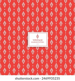 Rot-Weiß Luxus-Vektorgrafik nahtloses Muster. Ornamente, traditionelle, ethnische, arabische, türkische, indische Motive. Ideal für Stoff und Textil, Bildschirmhintergrund, Verpackungsdesign oder jede beliebige Idee.