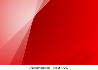 Red and white metallic shape modern background for corporate concept, template, poster, brochure, website, flyer design. Vector illustration
