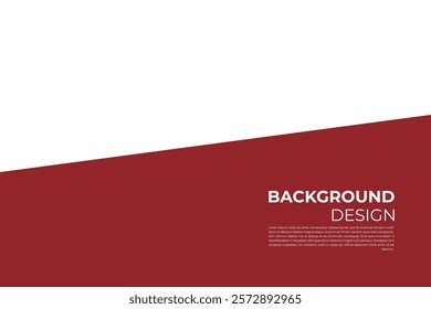 Red and White Minimalist Abstract Background