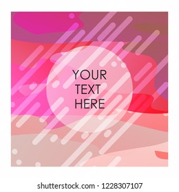 Red and White mix color background with typography vector