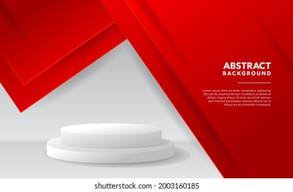 red white modern abstract background design
