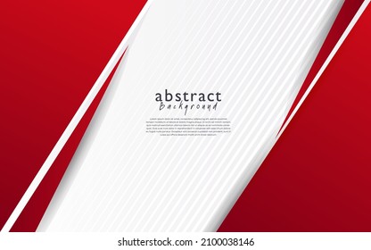 diseño de fondo abstracto rojo blanco moderno