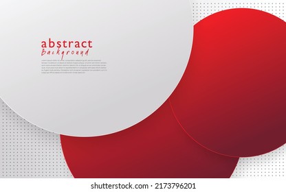 Red White Modern Abstract Background Design