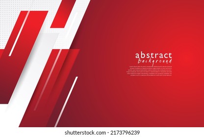 red white modern abstract background design