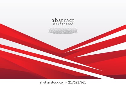 Red white modern abstract background design