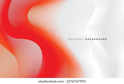 diseño de fondo abstracto rojo blanco moderno