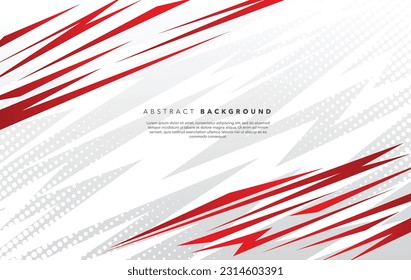 diseño de fondo abstracto rojo blanco moderno