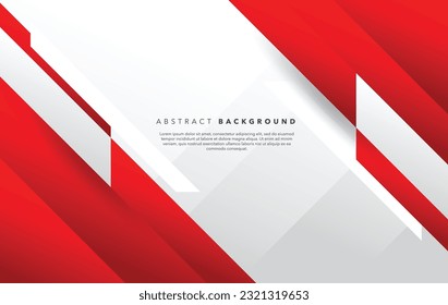 red white modern abstract background design