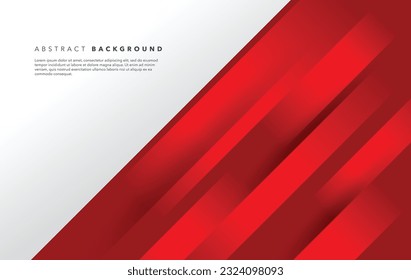 diseño de fondo abstracto rojo blanco moderno