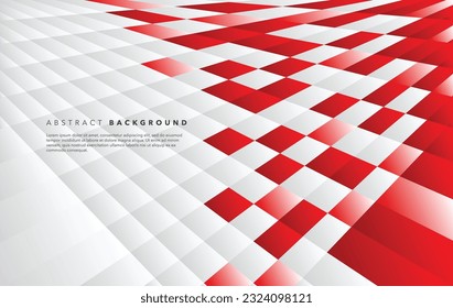 diseño de fondo abstracto rojo blanco moderno