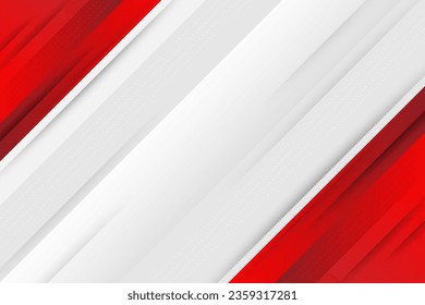 Red white modern abstract background design