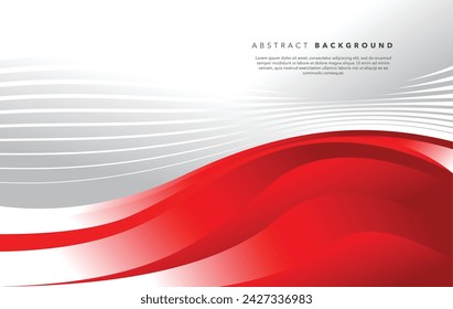 red white modern abstract background design