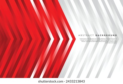 red and white modern abstract background design template
