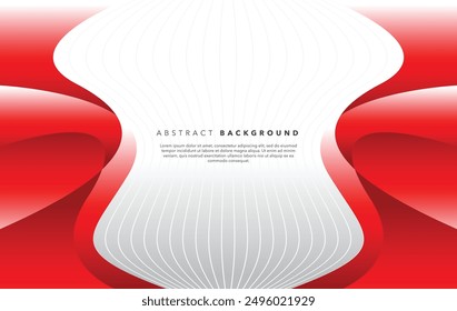 rot weiß modern abstraktes Hintergrunddesign