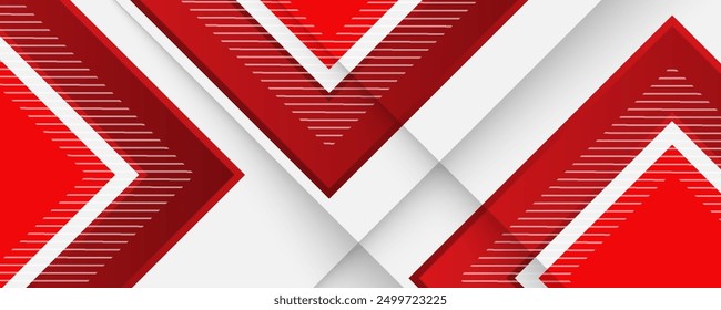 red white modern abstract background design. Art and Illustration