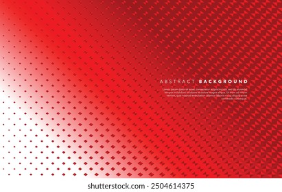Plantilla de diseño de fondo abstracto moderno rojo y blanco