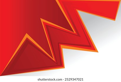 red and white modern abstract background design template