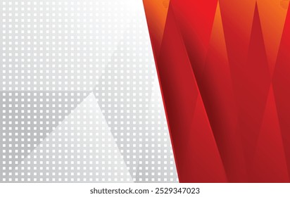 rote und weiße moderne abstrakte Hintergrund-Design-Vorlage