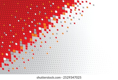 red and white modern abstract background design template