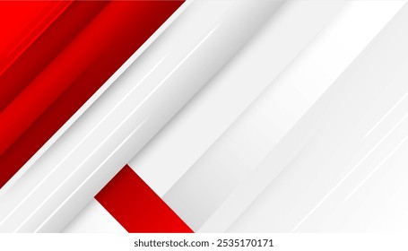 Red white modern abstract background design