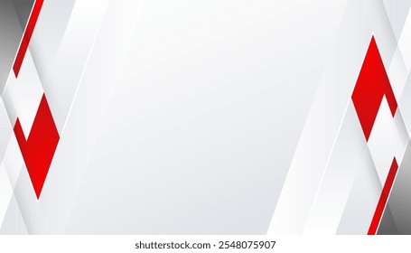 Vermelho branco moderno abstrato plano de fundo design