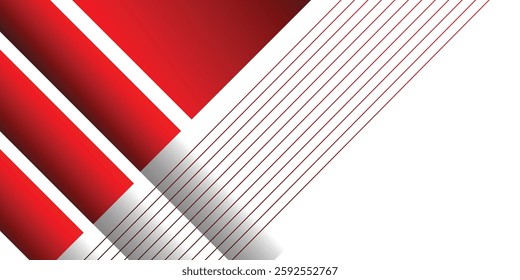 red white modern abstract background design