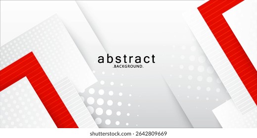 red white modern abstract background design.vector eps10