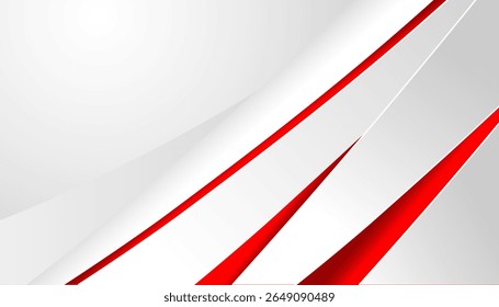 Red white modern abstract background design