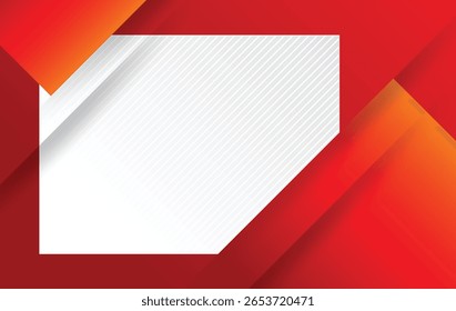 red and white modern abstract background design	