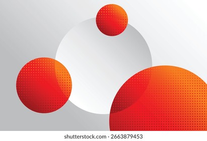 modelo de design de fundo abstrato moderno vermelho e branco