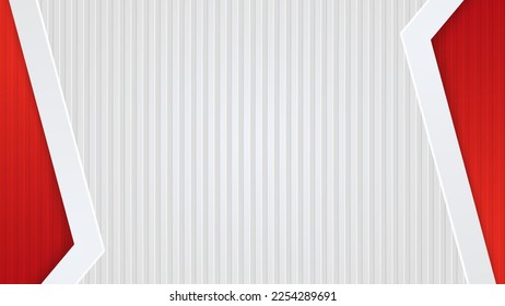 Diseño de fondo rojo y blanco