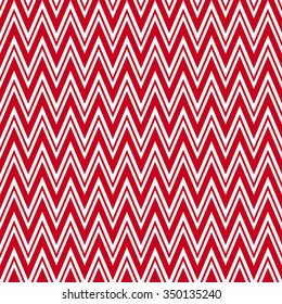 red & white modern chevron pattern, seamless texture background