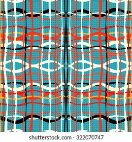 red white orange and black lines vector illustration