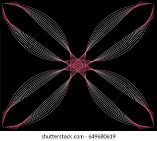Red and white pattern
