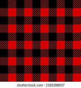 red and white plaid design