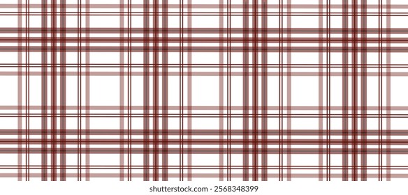 Red and white plaid fabric texture as a background