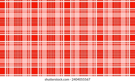 Red and white plaid texture as a background