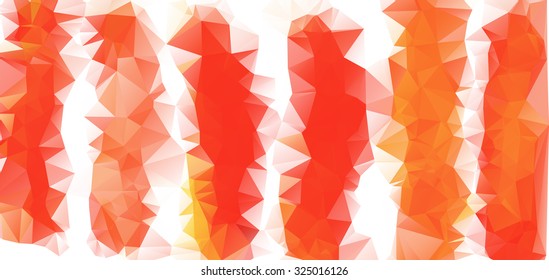 Red and White Polygonal Mosaic Background, Vector illustration, Creative Business Design Templates